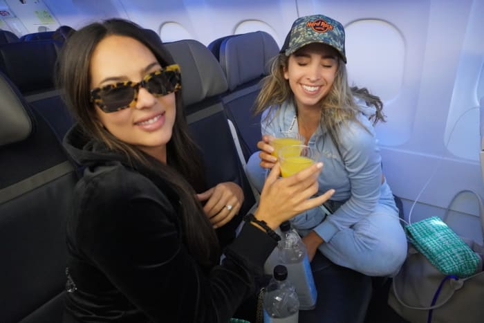 Christen Harper and Katie Austin.